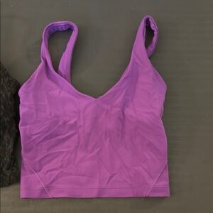 Purple Lululemon Aline tank sz 0